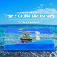 Titanic Liquid Wave Cruise Ship,nautical Car Dashboard